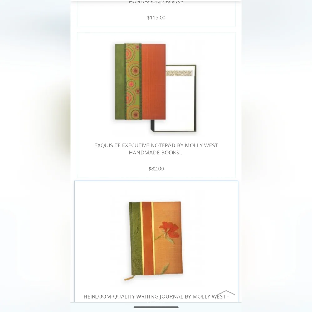 Molly West Journal Handbound Book